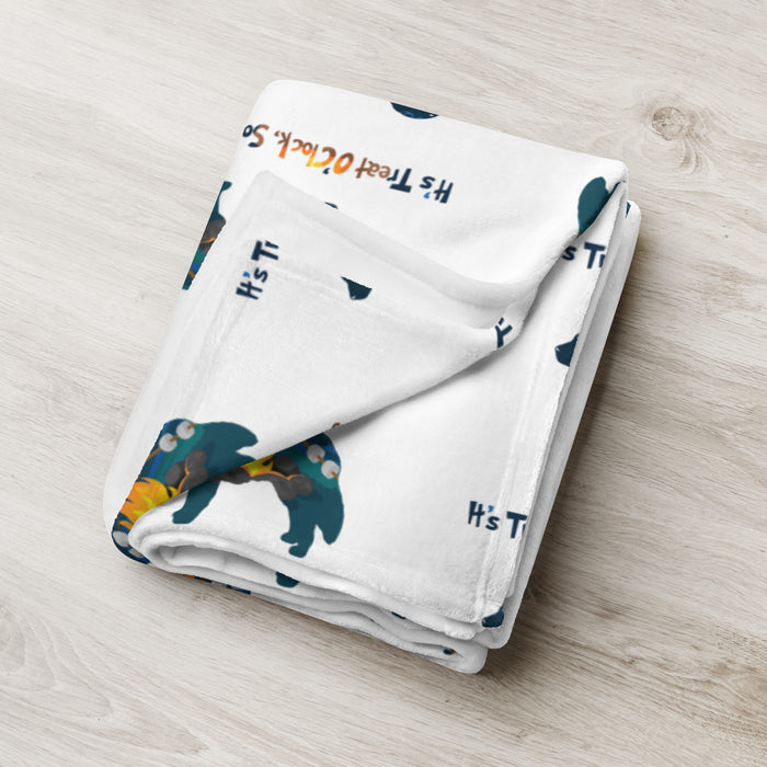 Treat O'Clock Throw Blanket