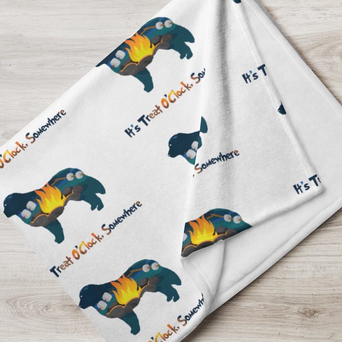 Treat O'Clock Throw Blanket