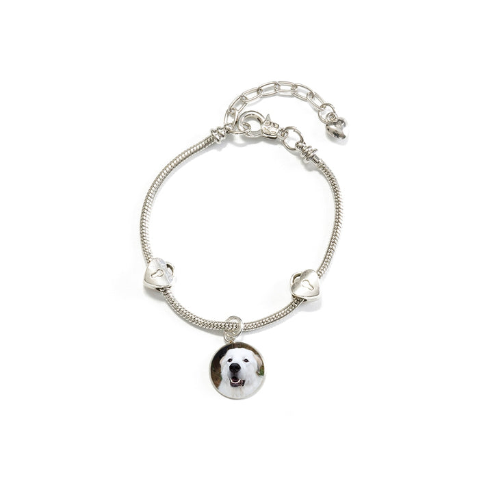 Charm Bracelet with Your Dog's Photo
